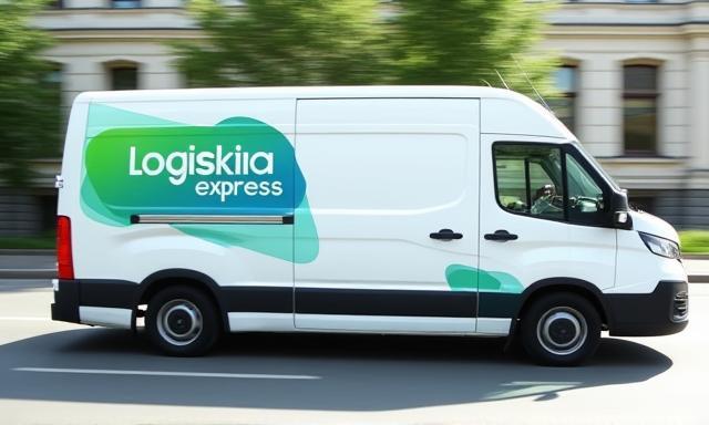 Электрический фургон Logistika Express на улице Москвы